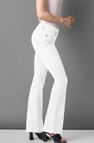 Vista 5 de Hybrid & Company Pantalones elásticos con corte de bota para mujer