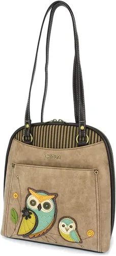 Vista 5 de CHALA Mochila convertible - Bolso de hombro convertible para mujer con correa ajustable