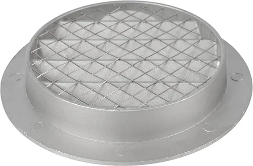 Vista 7 de Cubierta para salida de ventilación – Ventilación redonda de Soffit – Rejilla de ventilación – Cubierta de rejilla – Malla mosquitera integrada