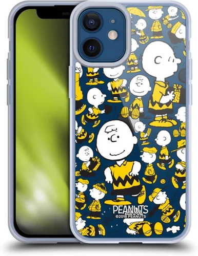Vista 116 de Head Case Designs Funda de gel suave con licencia oficial de Peanuts Autumn Charlie Brown compatible con Apple iPhone 7 Plus/iPhone 8 Plus