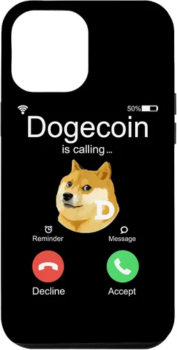 Vista 10 de iPhone 12 mini Dogecoin is Calling Funny Crypto Doge Coin Dog Meme Estuche de regalo