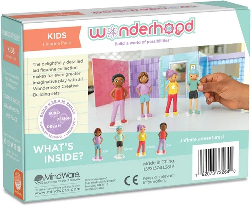 Vista 7 de MindWare WONDERHOOD - Juego de figuras originales de personajes