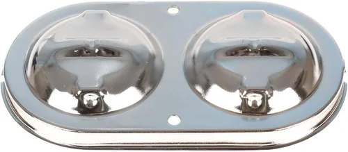 Vista 3 de munirater Tapa de cilindro maestro cromada con pastillas y juntas de repuesto para Corvette 1967-1982