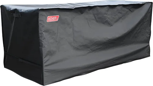 Vista 2 de Cubierta de Caja de Almacenamiento L con Correas y Asas, Impermeable de Servicio Pesado para Muebles de Exterior Cubierta de Invierno para Keter
