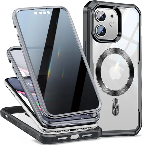 Vista 30 de [Bucle de CD + protector de pantalla de privacidad] Funda magnética para iPhone 7/8/SE 2020/SE3, [protección contra caídas de grado militar]