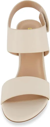 Vista 3 de CUSHIONAIRE Sandalia Talent con tacón recortado para mujer + espuma viscoelástica y anchos disponibles