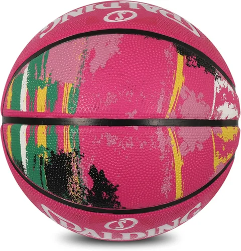 Vista 6 de Spalding Pelota de baloncesto al aire libre/interior de mármol para mujer