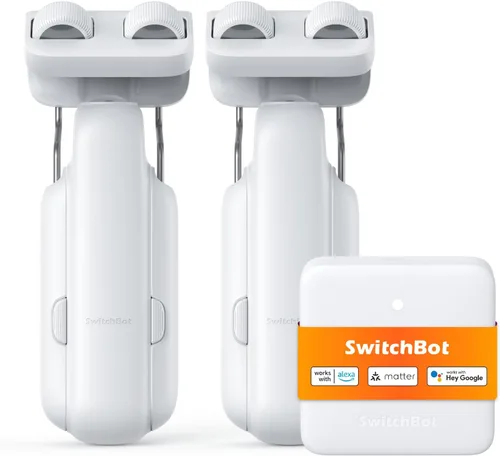 Vista 12 de SwitchBot 2025 Automatizador de Cortinas con 3 Barras - Control Remoto Bluetooth, Control WiFi y Smartphone, Desempeño Mejorado, Agrega Hub