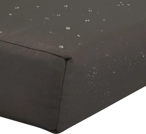 Vista 7 de Classic Accessories Ravenna - Cojín rectangular para asiento de patio, Gris topo oscuro