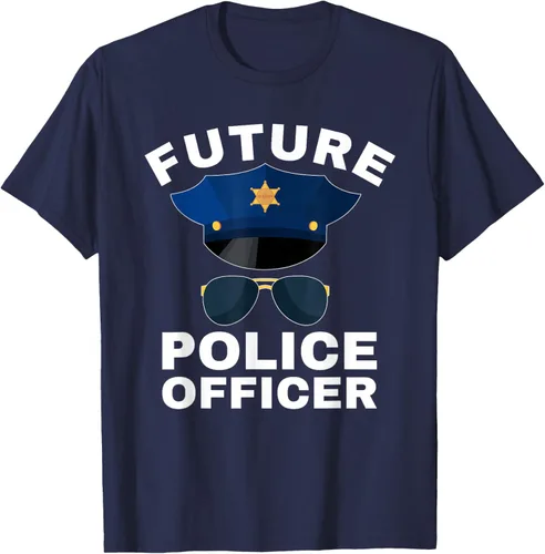 Vista 16 de Camiseta de policía para niños con texto en inglés «Proud Cop Dad»