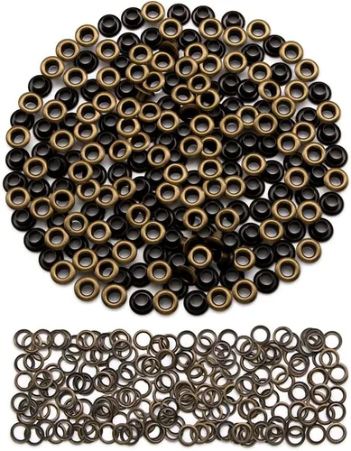 Vista 30 de SEMINI 800 Sets 4 Colors 6mm Grommet Eyelet Kit with Install Tool Kit