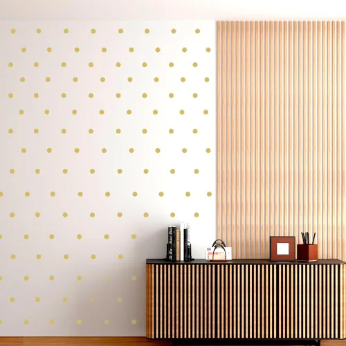 Vista 9 de Calcomanías de pared de puntos coloridos, juego de 9 calcomanías para despegar y pegar para habitaciones de niños, guardería y manualidades