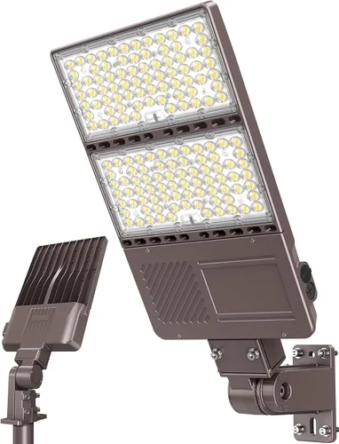 Vista 22 de Luz LED para estacionamiento con certificación UL, 150 W, 120 W, 90 W, ajustable, con fotocélula de 22500 lm, caja de zapatos, luces de inundación