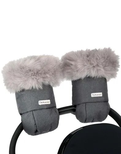 Vista 13 de 7AM Enfant Guantes Calentadores para Cochecito - Manoplas Anticongelantes para Cochecito para Manillares, Manguito Calentador de Manos Repelente al