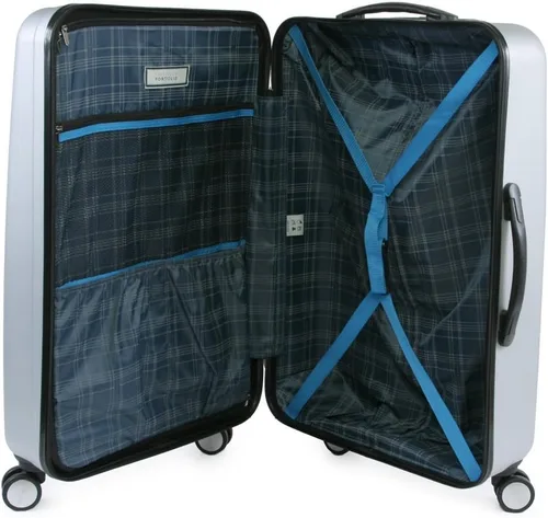 Vista 8 de Perry Ellis Nova Hardside Spinner Check-in Equipaje 29 Plateado PE-ABS-6729