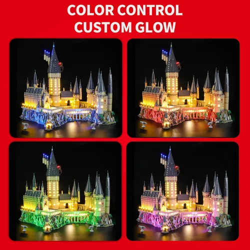 Vista 2 de BRIKSMAX Kit de iluminación LED para el Castillo de Hogwarts de Harry Potter - Compatible con el modelo de bloques de construcción Lego 71043 - No