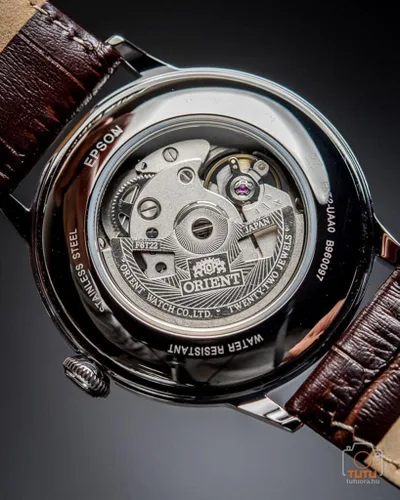 Vista 7 de Orient Reloj automático para hombre con correa de acero inoxidable, gris, 22 (Modelo RA-AG0027Y10B)