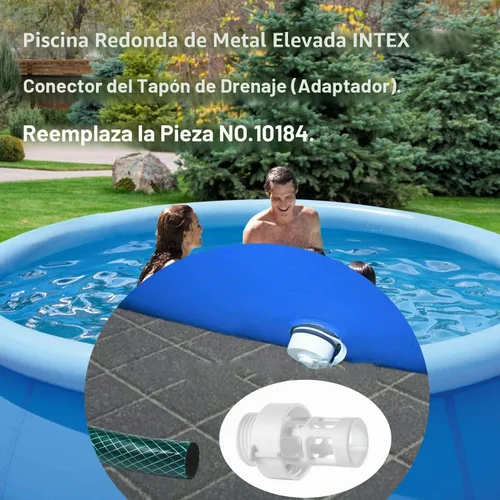Vista 5 de 10184 Intex Manguera Drenaje Enchufe Conector Reemplazo Intex Piscina Redonda