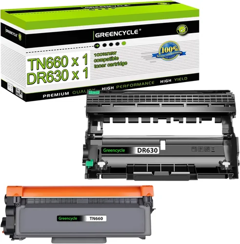 Vista 10 de greencycle Cartucho de tóner TN450 y unidad de tambor DR420 compatible con Brother TN-450 TN420 TN-420 DR420 DR-420 funciona con impresora HL-2240