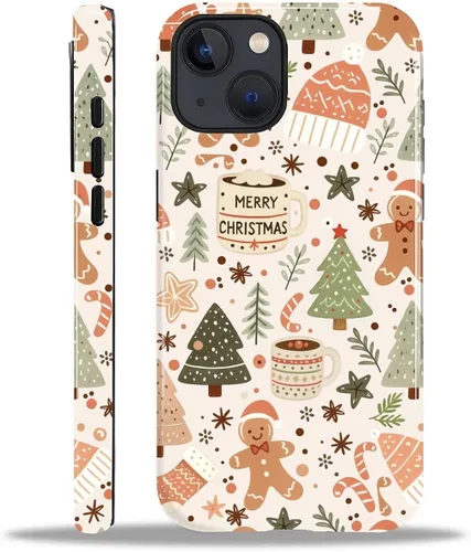 Vista 74 de Funda para iPhone 13 iPhone 14, a prueba de golpes, funda protectora híbrida de 2 capas, doble protección contra caídas, antiarañazos, diseño