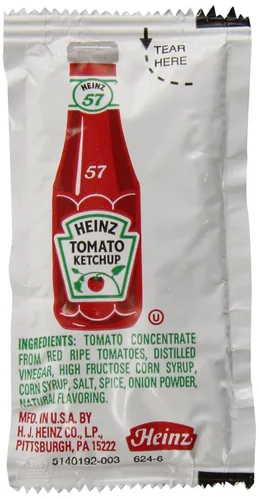 Vista 10 de Heinz Paquetes individuales de ketchup de tomate (paquete de 750 unidades)