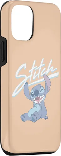 Vista 3 de Funda para iPhone 14 Disney Lilo & Stitch Winking Stitch Retrato