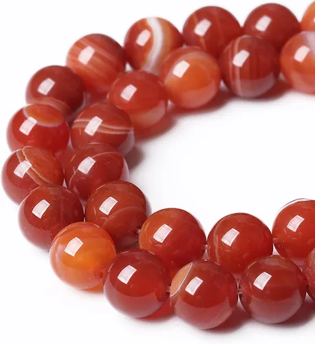 Vista 171 de 100 cuentas de piedra multicolor natural de 0.236 pulgadas (0.236 in), cuentas espaciadoras sueltas redondas para hacer pulseras, collares, aretes