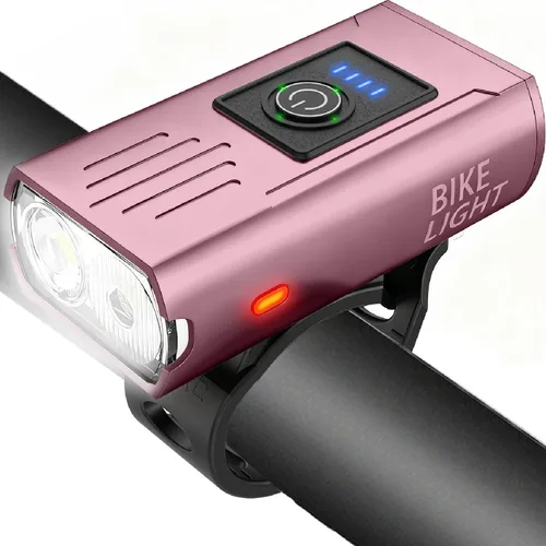 Vista 14 de Victoper Bike Light, High Lumens Super Bright Bicycle Lite, 6+4 Modes USB Rechargeable Bike Headlight & Taillight Set, Waterproof Safety Bike Front