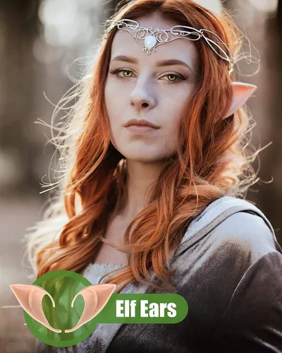 Vista 14 de Orejas de elfo Pixie de hadas para cosplay, disfraz de fiesta, accesorios de mascarada para Halloween, Navidad (2 pares)