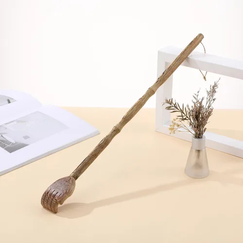 Vista 8 de Rascador de espalda de madera, rascador de espalda de madera tradicional para hombres