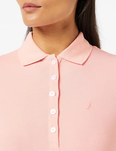 Vista 4 de Nautica Women's Easy Classic Short Sleeve Stretch Cotton Polo Dress