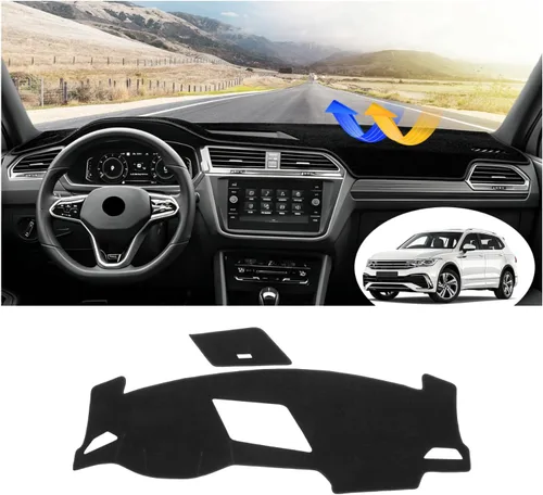 Vista 35 de FIILINES Cubierta para tablero Compatible con Mazda 3 2010-2013 Accesorios Tapete para tablero para Mazda 3 Accesorios Tapete para salpicadero