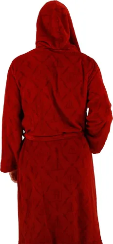 Vista 6 de Bata de Hogwarts de Harry Potter con capucha para hombre, comodidad y estilo mágicos