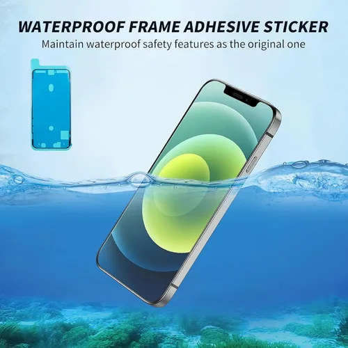 Vista 6 de Pantalla de repuesto para iPhone 13 con auricular de 6.1 pulgadas, kit de pantalla LCD 3D Touch Display Digitizer with Ear Speaker Ambient Light