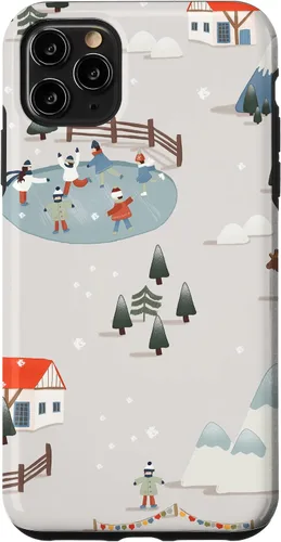 Vista 4 de Funda para iPhone 12 Mini Winter Time Scenes