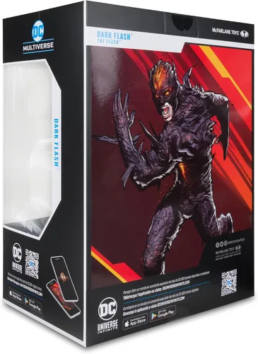 Vista 8 de McFarlane Toys - DC Multiverse Dark Flash (The Flash Movie) Estatua de 12 pulgadas