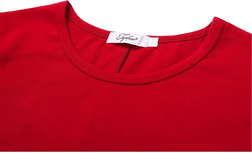 Vista 5 de Topdress Vestido tipo túnica holgada de manga 34 para mujer