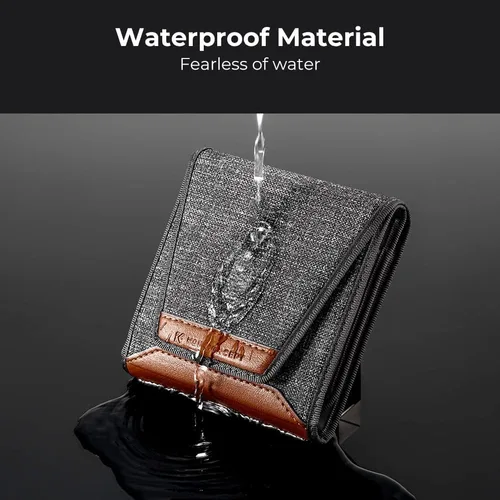 Vista 6 de K&F CONCEPT Funda para Filtro de Lente, Estuche para Filtro de Lente Profesional de 3 Bolsillos con Correa para Filtros de Fotografía, Resistente al