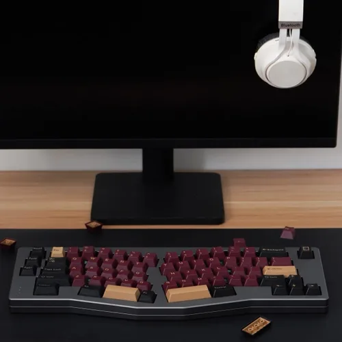 Vista 7 de Juego de teclas Samurai rojas de 173 teclas de perfil de cereza Doubleshot teclas personalizadas para Cherry MX Gateron Kailh Box Switches Mecánicos