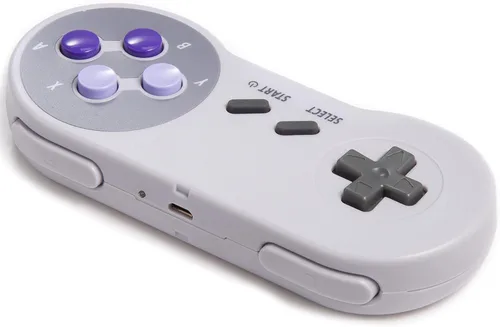 Vista 7 de KIWITATA 2 Pack 2.4GHz Wireless Controller for SNES Original Console, Rechargeable Wireless Remote Gamepad Controller for SNES Super Entertainment
