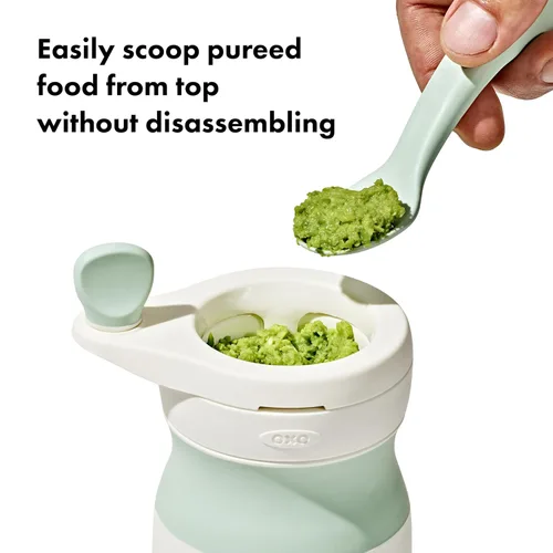 Vista 2 de OXO Tot Molino de alimentos para bebés Mash Maker - Opal