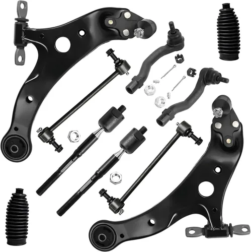 Vista 439 de Detroit Axle - Kit de suspensión frontal de 10 piezas para Dodge Avenger 2008-2014, Chrysler Sebring 2007-2010, 2 brazos de control inferiores, 2
