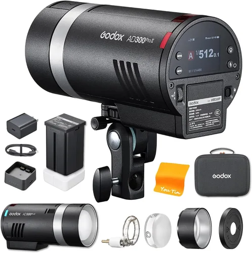 Vista 11 de Godox AD200Pro II AD200 Pro II 200Ws TTL Pocket Flash Strobe Monolight, HSS