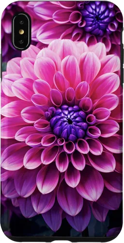 Vista 11 de Dahlia Flower Floral Nature Garden Funda con diseño granate rosa y morado para iPhone 16