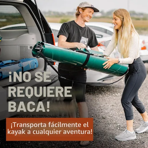 Vista 5 de Tucktec Kayak plegable PRO de 10 pies – Kayak plegable de tamaño completo – Kayak portátil para adultos – Fabricado en Estados Unidos