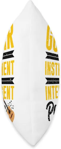 Vista 2 de Awesome Musician Music Lovers Gift Men Women Kids Divertida cuerda de guitarra, instrumento, guitarrista, humor, almohada para decir, 16 x 16