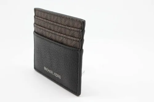 Vista 5 de Michael Kors Cooper - Funda para tarjetas altas para hombre, color marrón y negro
