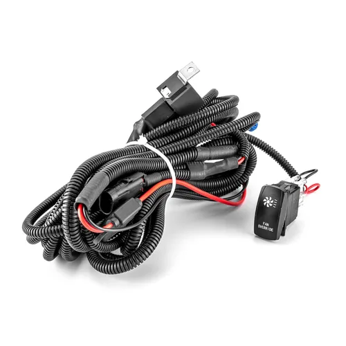 Vista 6 de WeiSen - Kit de arnés de cableado de anulación de ventilador de refrigeración de 160 W, apto para UTV ATV todoterreno Fusible de relé