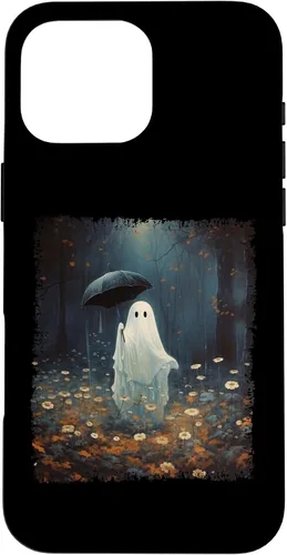 Vista 18 de Carcasa gótica para iPhone 11 con diseño de fantasma espeluznante en el bosque