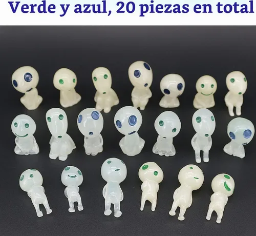 Vista 3 de Accesorios de jardín de hadas, rellenos de huevos de Pascua que brillan en la oscuridad, decoración de extraterrestres en miniatura para micro